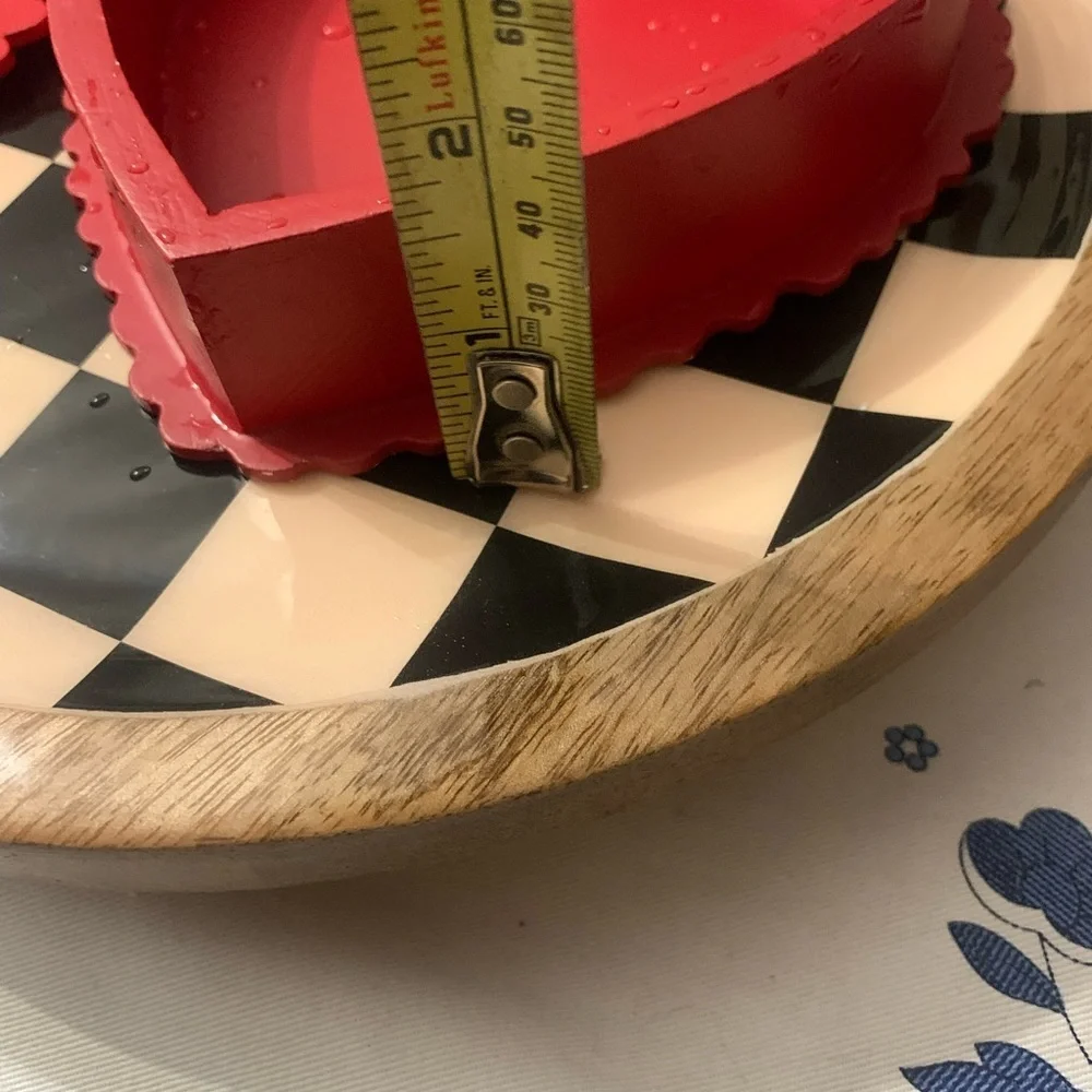 Red Heart-Shaped Decorative box